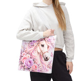 Blushing Lavender Equestrian Horse - Tote Bag