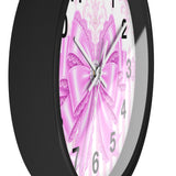 Copy of Princess Pink Damask Bow - Wall Clock