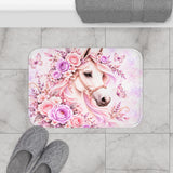 Blushing Lavender Equestrian Horse - Bath Mat