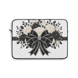 Ivory Noir Couture Diamond Bow - Laptop Sleeve