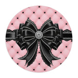 Obsidian Lace Bow in Princess Pink - Mouse Pad