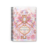 Opal Starlight Couture Perfume Bottle | Enchanted Birthstone Collection | October - Spiral Notebook