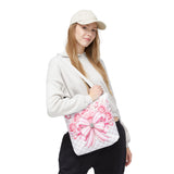 Candy Stripe Pink Couture Bow - Tote Bag