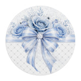 Blue Couture Diamond Bow - Mouse Pad
