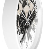 Ivory Noir Couture Diamond Bow - Wall Clock