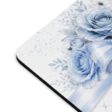 Blue Couture Diamond Bow - Mouse Pad