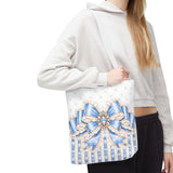 Celestial Blue Diamond | Damask Bow Couture - Tote Bag