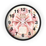 Rosabella Diamond Blush - Wall Clock