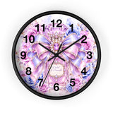 Orchid Periwinkle Perfume Bottle | Diamond Bow Couture - Wall Clock