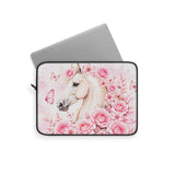 Blushing Rose Equestrian Horse - Laptop Sleeve