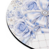 Duchess Blue Diamond Bow - Mouse Pad