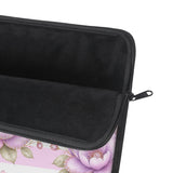 Lilac Sugar Blossom Stripes - Laptop Sleeve