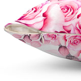 Square Pillow - Dreams Come True - Paris Dreams - Pink