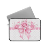 Pink Couture Diamond Bow - Laptop Sleeve