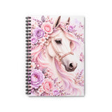 Blushing Lavender Equestrian Horse - Spiral Notebook