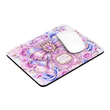Orchid Periwinkle Perfume Bottle | Diamond Bow Couture - Mouse Pad