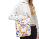 Buttercream Sapphire Blossom Perfume Bottle - Tote Bag