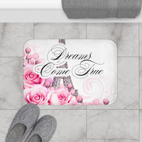 Bath Mat - Dreams Come True - Paris Dreams -Pink