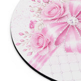 Pink Couture Diamond Bow - Mouse Pad