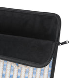 Celestial Blue Diamond | Damask Bow Couture - Laptop Sleeve