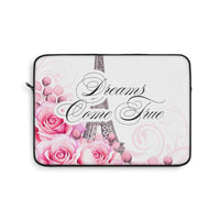 Laptop Sleeve - Dreams Come True - Paris Dreams - Pink