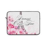 Laptop Sleeve - Dreams Come True - Paris Dreams - Pink