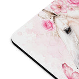 Blushing Rose Equestrian Horse - Mouse Pad