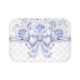 Duchess Blue Diamond Bow - Bath Mat