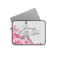 Laptop Sleeve - Dreams Come True - Paris Dreams - Pink