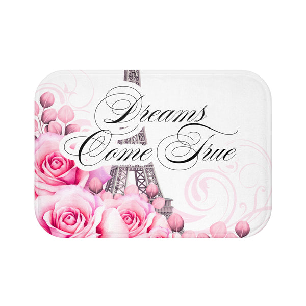 Bath Mat - Dreams Come True - Paris Dreams -Pink