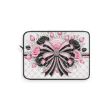 Pink Noir Couture Diamond Bow - Laptop Sleeve