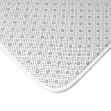Bath Mat-Pretty Pink Floral Roses-Black Stripes