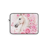 Blushing Rose Equestrian Horse - Laptop Sleeve
