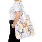 Buttercream Sapphire Blossom Butterfly - Tote Bag