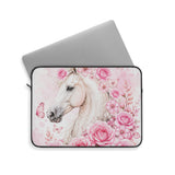 Blushing Rose Equestrian Horse - Laptop Sleeve