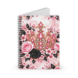 Blush Onyx Crown Royale - Spiral Notebook