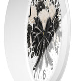 Ivory Noir Couture Diamond Bow - Wall Clock