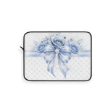 Blue Couture Diamond Bow - Laptop Sleeve