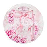 Mouse Pad -  Pink Blush & Roses Perfume Bottle - Blessed