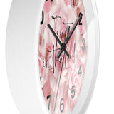 Wall Clock - Vintage Rose Petals - Trust in the Lord