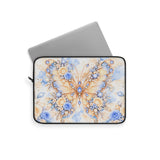 Buttercream Sapphire Blossom Butterfly - Laptop Sleeve