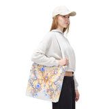 Buttercream Sapphire Blossom Butterfly - Tote Bag