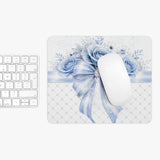 Blue Couture Diamond Bow - Mouse Pad