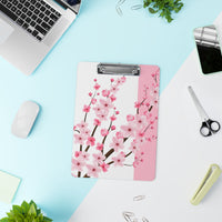 Clipboard-Pink Floral Blossoms-Pink & White