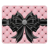 Obsidian Lace Bow in Princess Pink - Mouse Pad