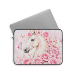 Blushing Rose Equestrian Horse - Laptop Sleeve