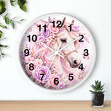 Blushing Lavender Equestrian Horse - Wall Clock