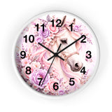 Blushing Lavender Equestrian Horse - Wall Clock
