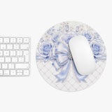 Duchess Blue Diamond Bow - Mouse Pad