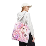 Blushing Lavender Equestrian Horse - Tote Bag